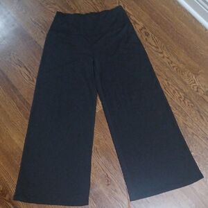 Elegant Black Wide-Leg Women's Pants